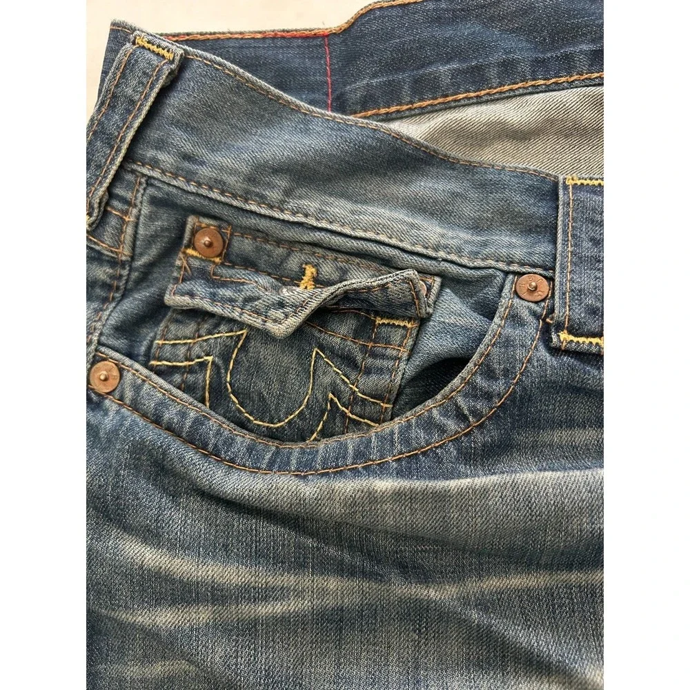 True Religion Mens Ricky Made In Usa Jeans Denim‎ size 42 EUC